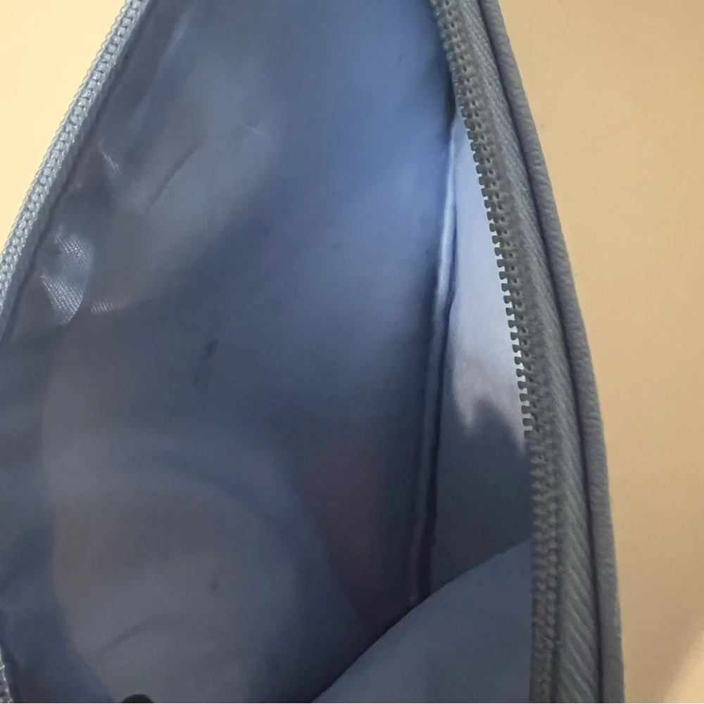 Striped Blue Ipsy Cosmetics Bag - Picture 9 of 9